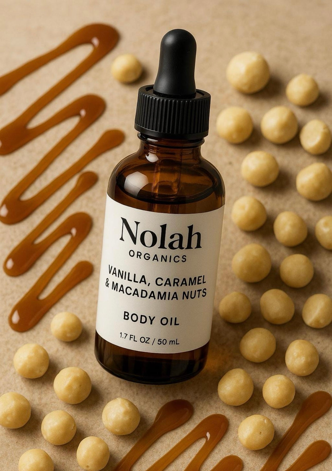 Vanilla, Caramel and Macadamia Nuts Body Oil
