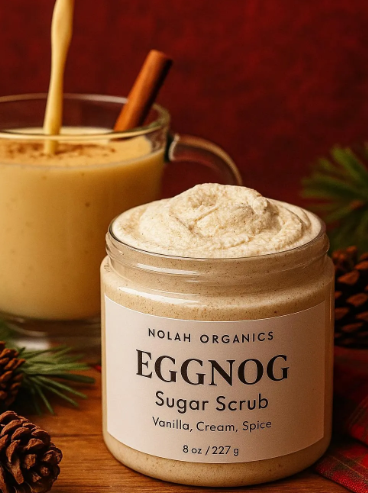 Eggnog Whipped Sugar Scrub