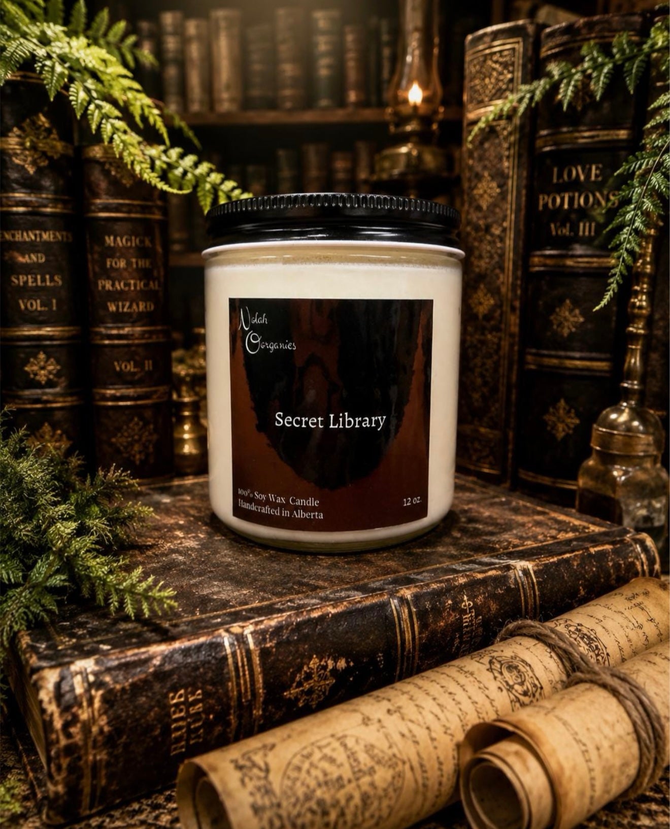 Secret Library Soy Wax Candle