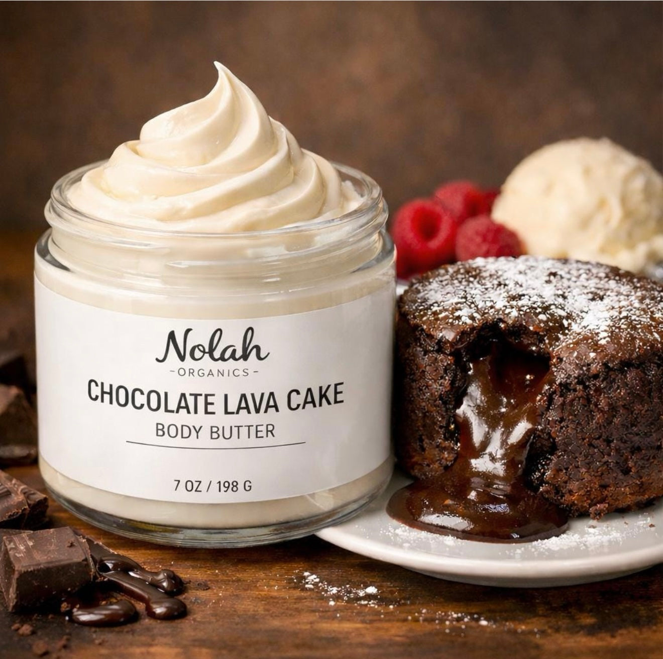 Chocolate Lava Cake Whipped Body Butter