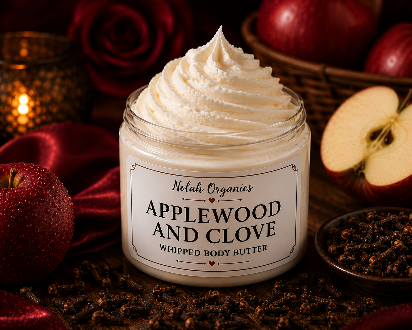 Applewood and Cloves Whipped Body Butter