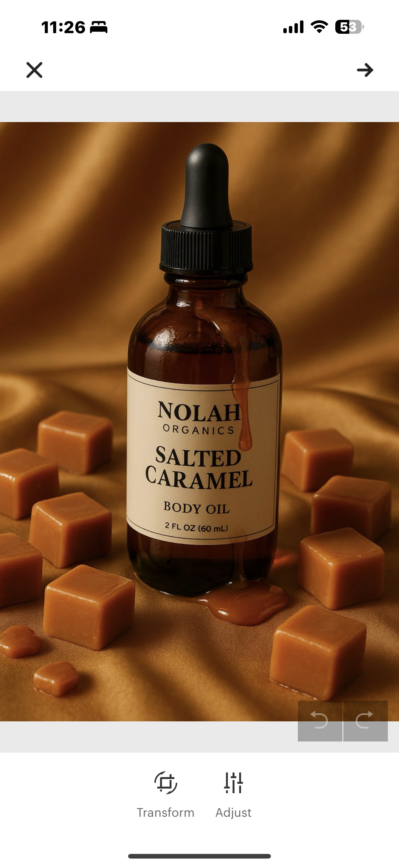 Salted Caramel Body Oil