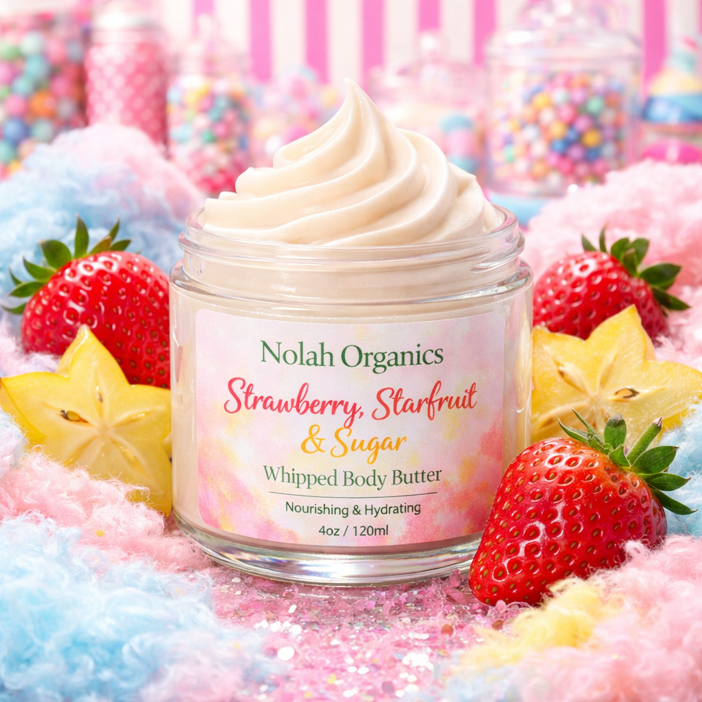 Strawberry, Starfruit and Sugar Whipped Body Butter