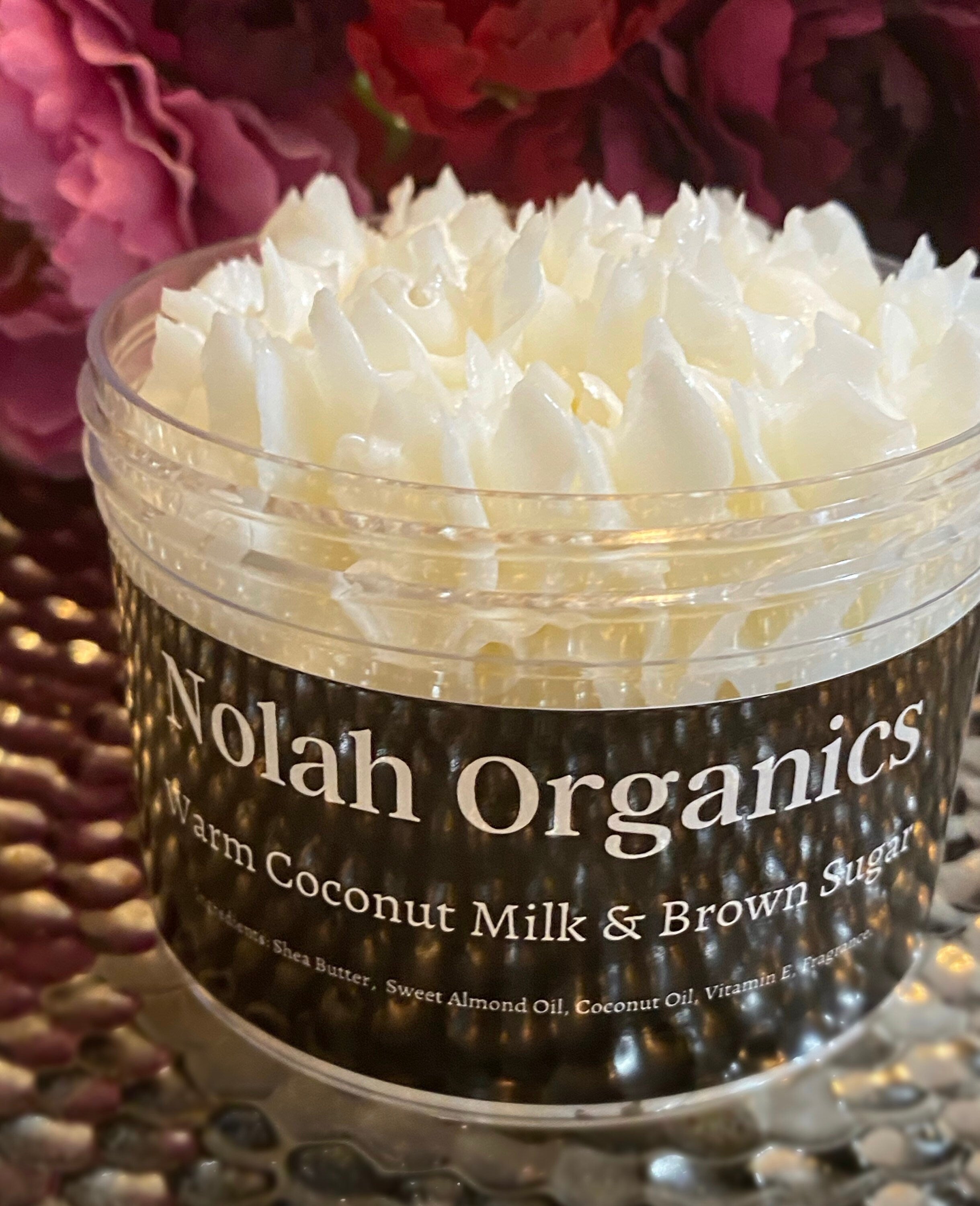 Warm Coconut Milk and Brown Sugar Whipped Body Butter