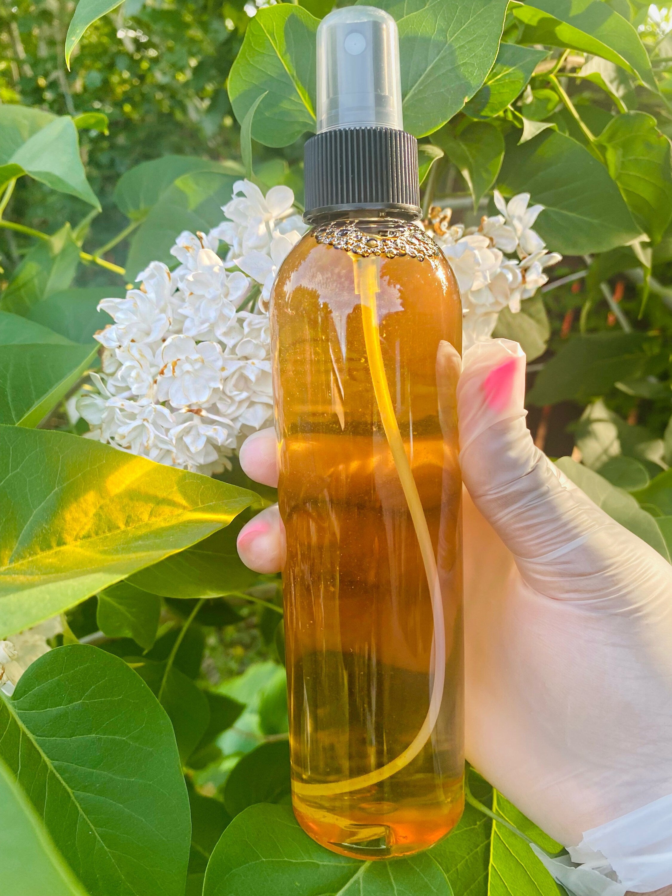 Ginger and Flax Moisturizing Hair Mist