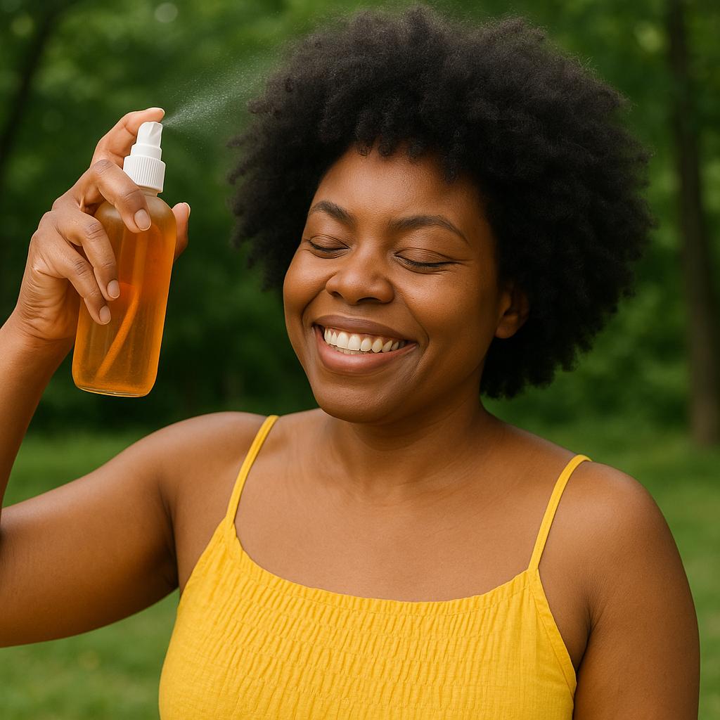 Ginger and Flax Moisturizing Hair Mist