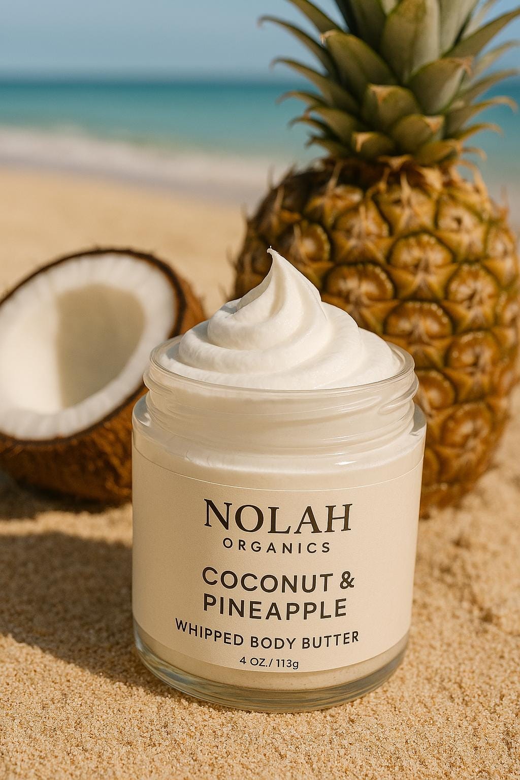 Coconut and Pineapple Whipped Body Butter