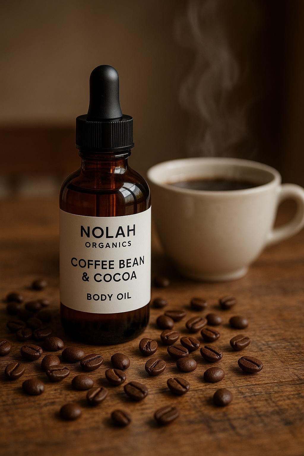 Coffee Bean and Cocoa Moisturizing Body Oil