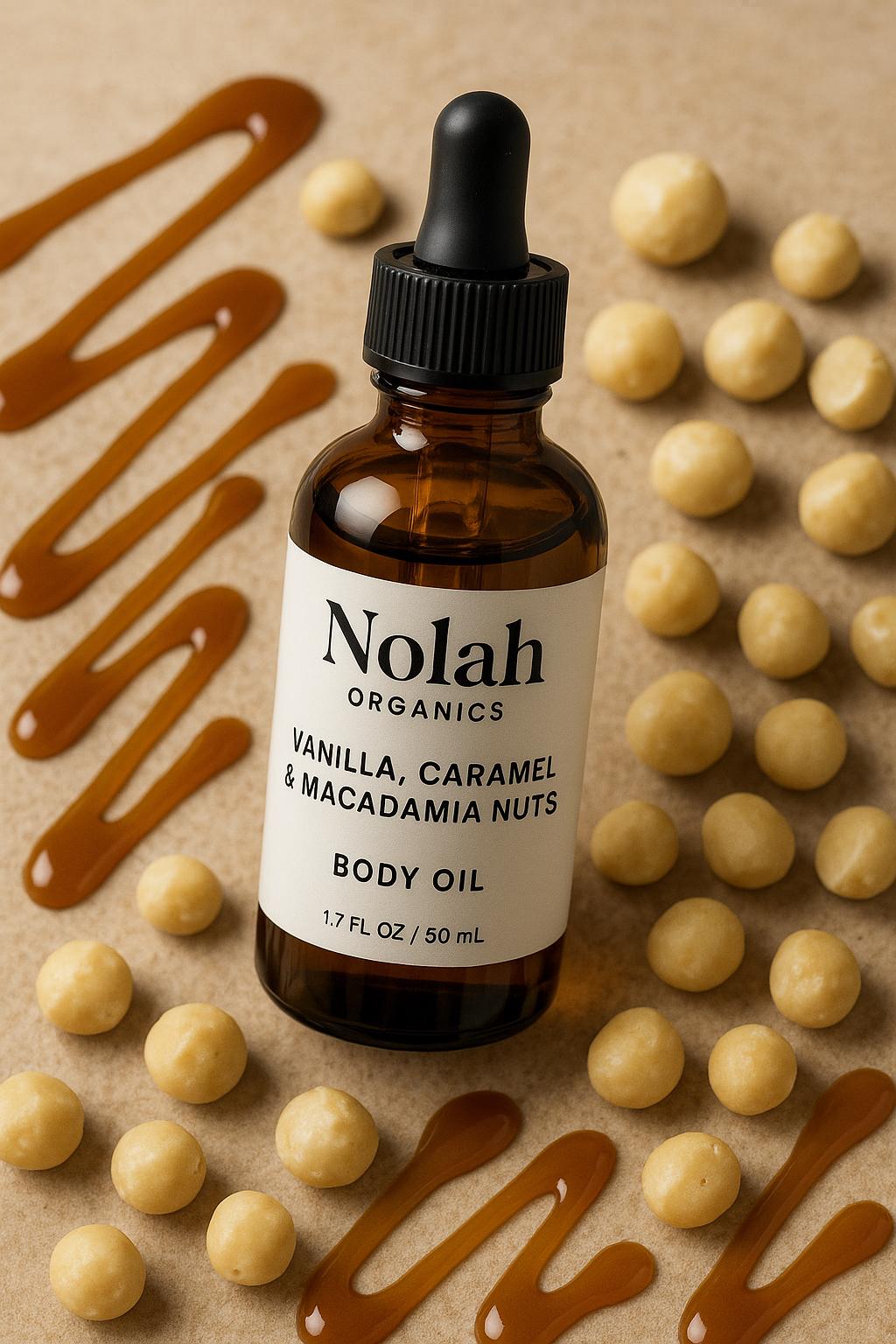 Caramel Vanilla & Macadamia Nuts Body Oil