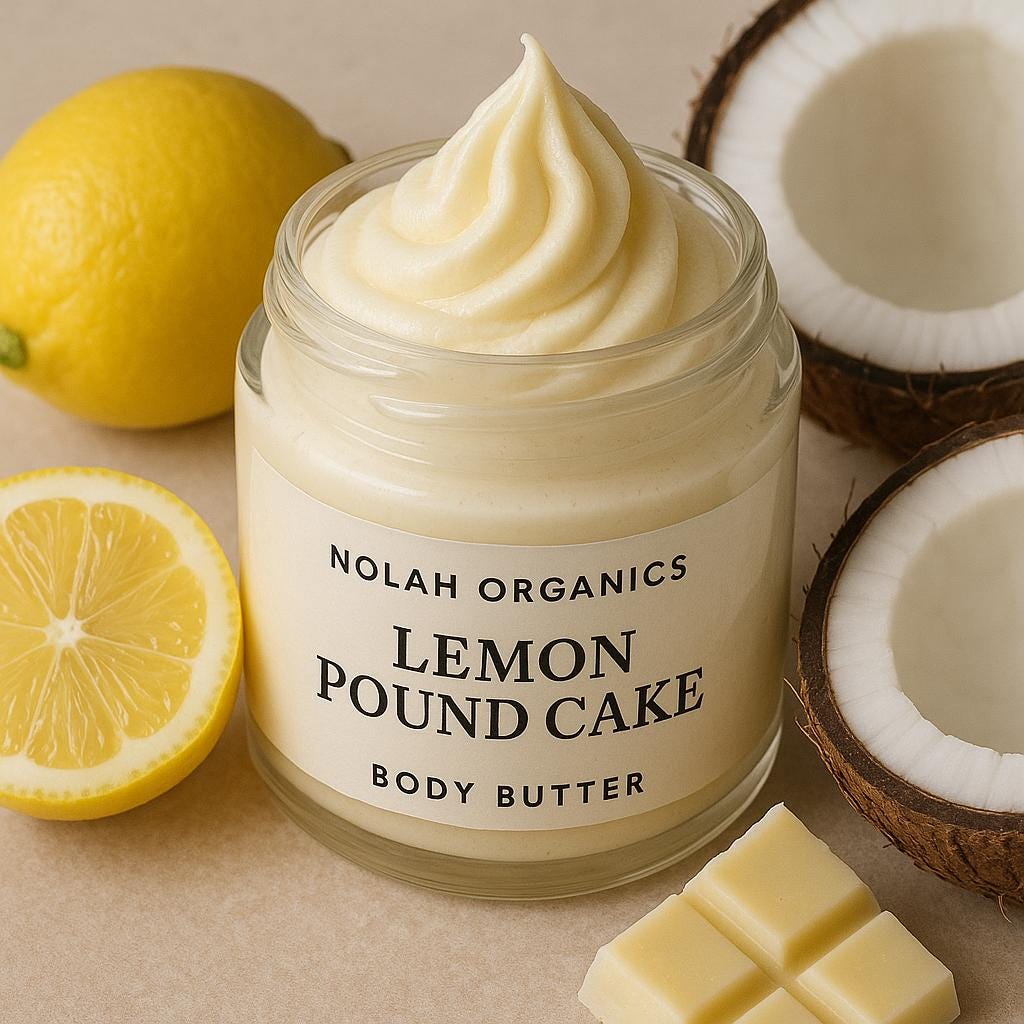 Lemon Pound Cake Whipped Body Butter