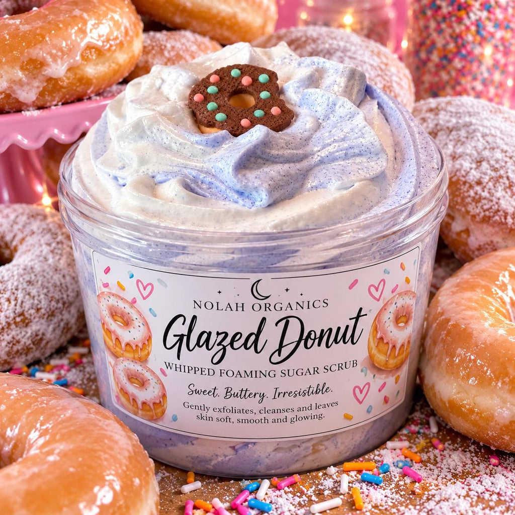 Glazed Donut Whipped Foaming Sugar Scrub