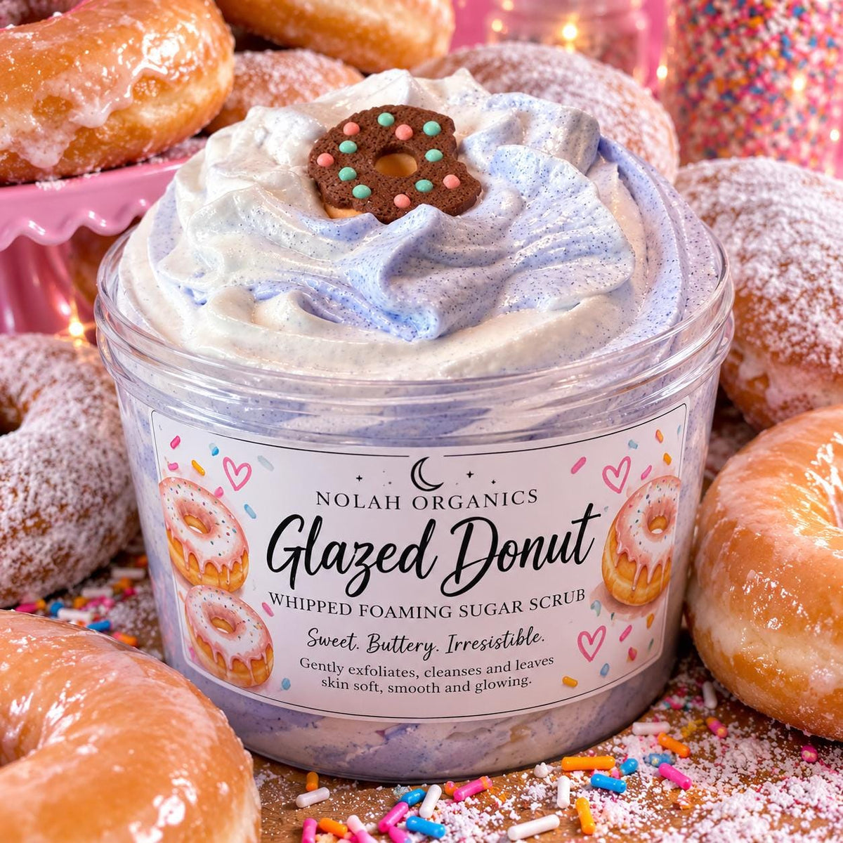 Glazed Donut Whipped Foaming Sugar Scrub