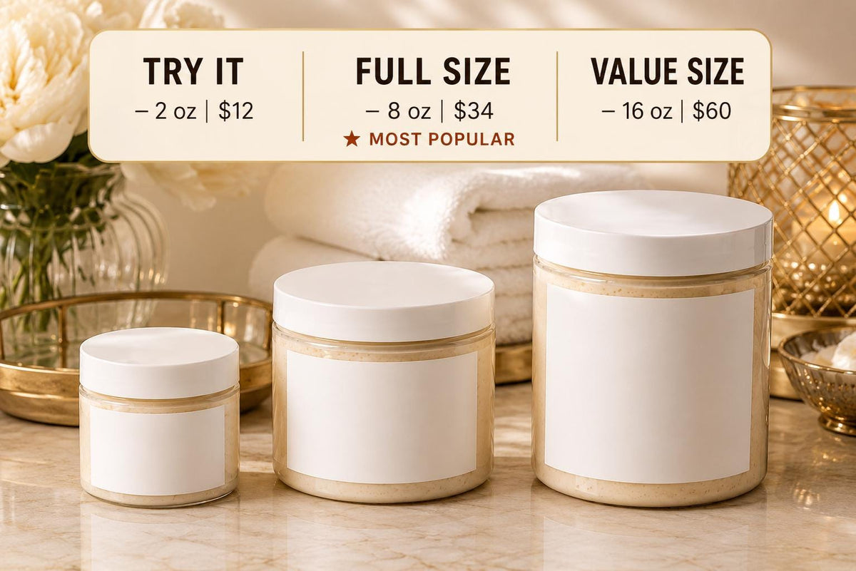 Angel Food Cake Body Butter | Whipped Body Butter for Dry Skin | Vanilla Cake Scent | Sweet Gourmand Body Moisturizer